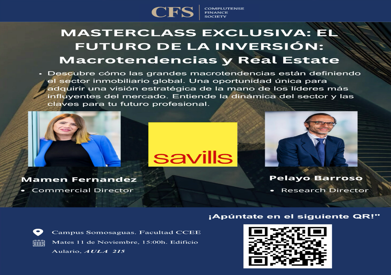 Masterclass con el equipo directivo de Savills